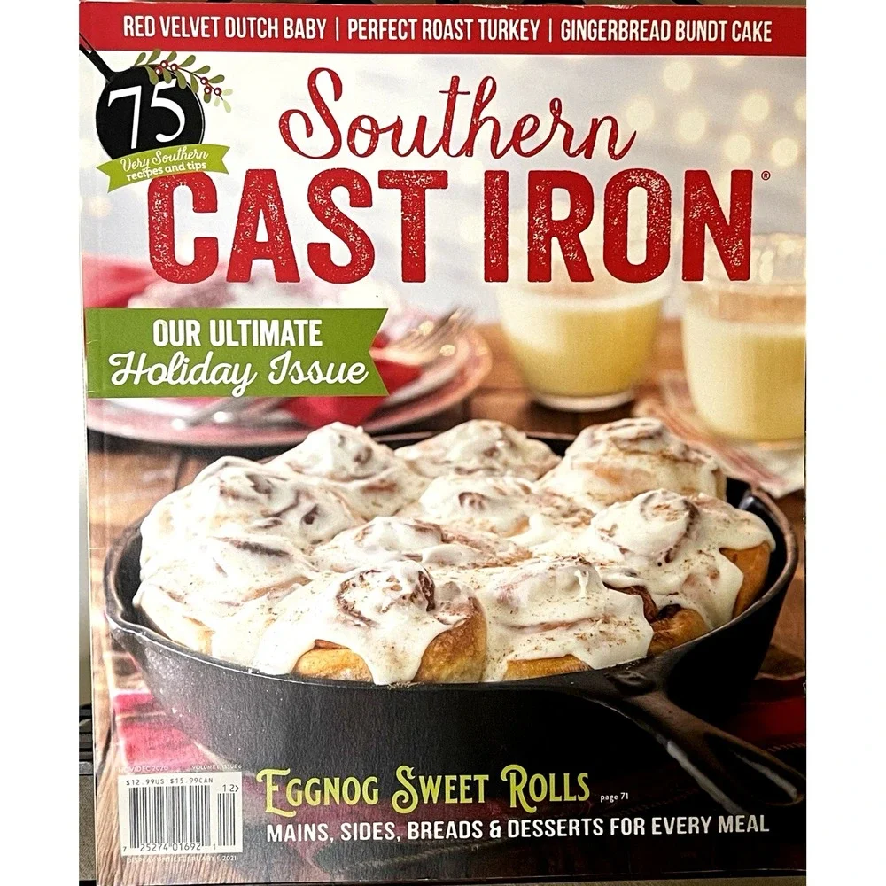 Southern Cast Iron Magazine November/December 2020 Southern Recipes + Cast Iron